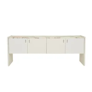 Pearce Marble Buffet - Matt Ocean Marble - Bone by null, a Sideboards, Buffets & Trolleys for sale on Style Sourcebook