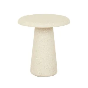 Livorno Porcini Round Side Table - Sand Fleck by null, a Tables for sale on Style Sourcebook