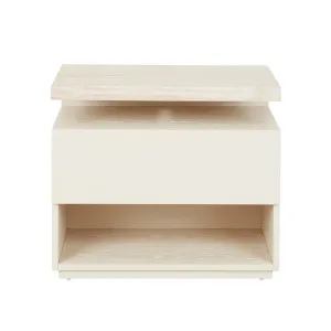 Float Bedside - Natural Travertine - Shell by null, a Bedside Tables for sale on Style Sourcebook