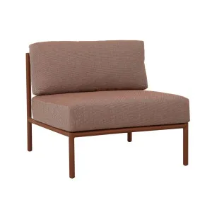 Mauritius Island 2 Seater Left Arm Sofa - Brique - Ecru by null, a Outdoor Sofas for sale on Style Sourcebook