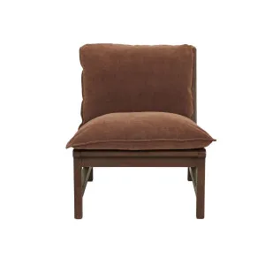 Tolv Cantaloupe Occasional Chair - Russet - Smoked Oak by null, a Chairs for sale on Style Sourcebook