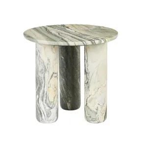 Atlas Orbit Side Table - Marine Marble by null, a Bedside Tables for sale on Style Sourcebook