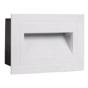 Havit Trin Maxi Square LED Weatherproof Recessed Outdoor Step Light 12V DC White by Havit, a Outdoor Lighting for sale on Style Sourcebook