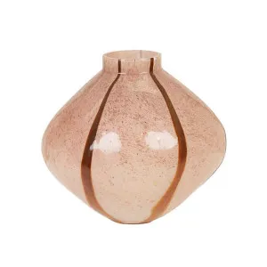 Boden Stripe Small Vase - Blush by null, a Vases & Jars for sale on Style Sourcebook