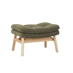 Kip Ottoman - Leek Green - Natural Ash by null, a Ottomans for sale on Style Sourcebook