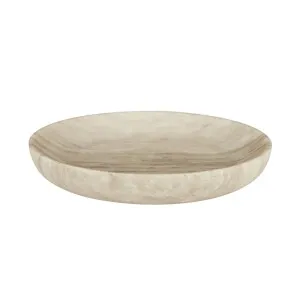 Aurora Rnd Platter - Oat Marble by null, a Decorative Plates & Bowls for sale on Style Sourcebook