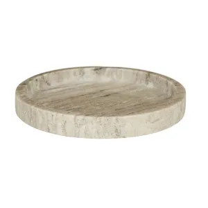Aurora Rnd Tray - Oat Marble by null, a Decorative Plates & Bowls for sale on Style Sourcebook