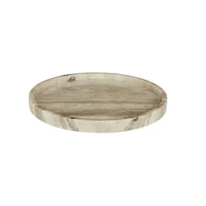 Aurora Rnd Tray - Oat Marble by null, a Decorative Plates & Bowls for sale on Style Sourcebook