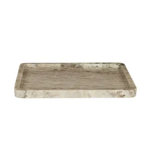 Aurora Rect Tray - Oat Marble by null, a Decorative Plates & Bowls for sale on Style Sourcebook