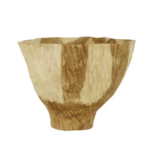 Acadia Flounce Bowl Large - Nougat by null, a Decorative Accessories for sale on Style Sourcebook