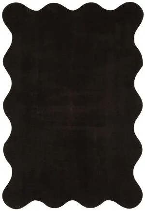 Evelyn Black Rug by Rug Culture, a Contemporary Rugs for sale on Style Sourcebook