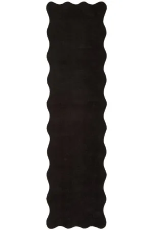Evelyn Black Runner Rug by Rug Culture, a Contemporary Rugs for sale on Style Sourcebook