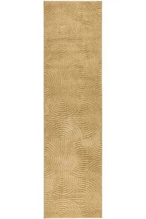 Haven Zina Gold Runner Rug by Rug Culture, a Contemporary Rugs for sale on Style Sourcebook
