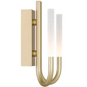 Telbix Joshua 6W LED Wall Light Gold by Telbix, a LED Lighting for sale on Style Sourcebook