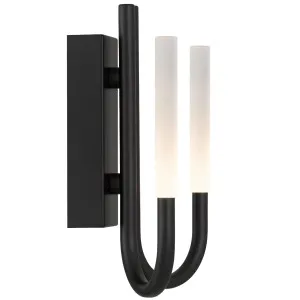 Telbix Joshua 6W LED Wall Light Black by Telbix, a LED Lighting for sale on Style Sourcebook