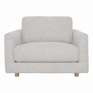Chapel Wide Armchair in Cobble Linen by OZ Design, a Chairs for sale on Style Sourcebook
