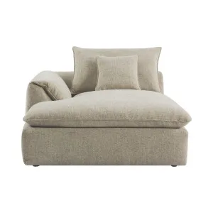 Madrid Fold Right Chaise Sofa - Tapioca by null, a Sofas for sale on Style Sourcebook