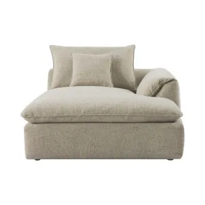 Madrid Fold Right Chaise Sofa - Tapioca by null, a Sofas for sale on Style Sourcebook
