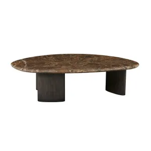 Natadora Kora Marble Coffee Table - Large - Natural Emperador Marble - Bison by null, a Coffee Table for sale on Style Sourcebook
