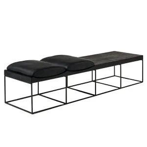 Harvey Bench Seat - Black by null, a Benches for sale on Style Sourcebook