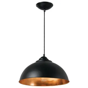 MDA Lighting Newport Industrial Small Dome Pendant Copper by MDA Lighting, a Pendant Lighting for sale on Style Sourcebook