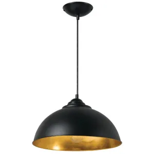 MDA Lighting Newport Industrial Small Dome Pendant Gold by MDA Lighting, a Pendant Lighting for sale on Style Sourcebook