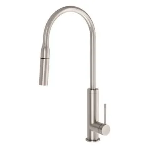 Deja Pull-Out Sink Mixer 220mm Lead Free In Brushed Nickel By Phoenix by PHOENIX, a Kitchen Taps & Mixers for sale on Style Sourcebook