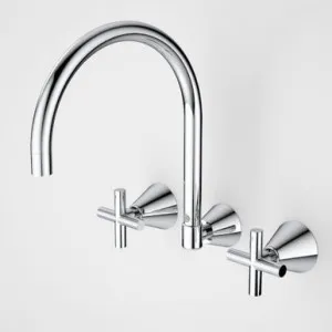 Classic Cross Laundry Set 4Star Lead Free | Made From Metal In Chrome Finish By Caroma by Caroma, a Kitchen Taps & Mixers for sale on Style Sourcebook
