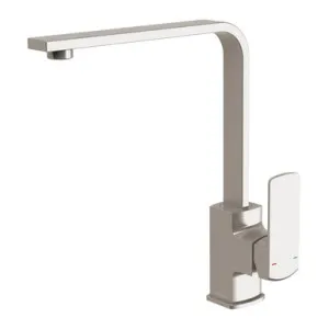 Teva Sink Mixer 200mm Squareline Lead Free In Brushed Nickel By Phoenix by PHOENIX, a Kitchen Taps & Mixers for sale on Style Sourcebook