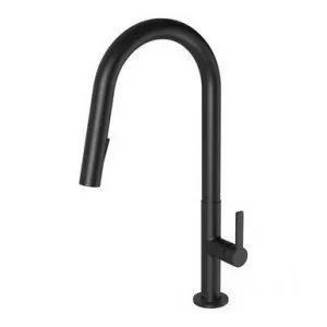 Lexi Mkii Side Lever Pull-Out Sink Mixer 6Star Lead Free | Made From Brass In Matte Black By Phoenix by PHOENIX, a Kitchen Taps & Mixers for sale on Style Sourcebook