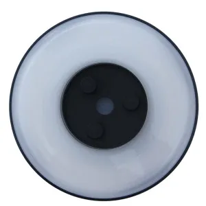 CLA Shadowtri Small Round Eclipse LED Exterior Wall Light with Backlit Halo Black by Compact Lamps Australia, a Wall Lighting for sale on Style Sourcebook