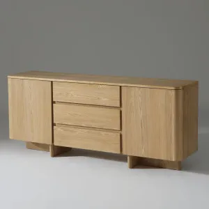 Kiama 1.8m 2 Door 3 Drawer Buffet Natural Ash by null, a Sideboards, Buffets & Trolleys for sale on Style Sourcebook