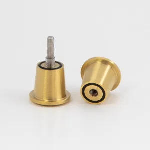 Round Door Knob Brushed Brass by null, a Door Knobs & Handles for sale on Style Sourcebook