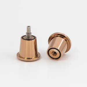 Round Door Knob Polished Rose Gold by null, a Door Knobs & Handles for sale on Style Sourcebook