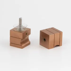 Square Door Knob Brushed Rose Gold by null, a Door Knobs & Handles for sale on Style Sourcebook