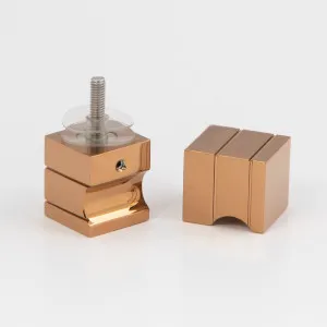 Square Door Knob Polished Rose Gold by null, a Door Knobs & Handles for sale on Style Sourcebook