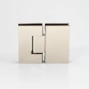 Stealth Glass to Glass 180 Degree Hinge Polished Nickel by Estelle, a Bathroom Fixtures for sale on Style Sourcebook