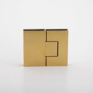 Statesman Glass to Glass Hinge Polished Gold by Estelle, a Bathroom Fixtures for sale on Style Sourcebook