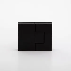 Statesman Glass to Glass Hinge Matte Black by Estelle, a Bathroom Fixtures for sale on Style Sourcebook
