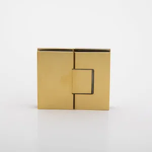 Statesman Glass to Glass Hinge Brushed Brass by null, a Bathroom Fixtures for sale on Style Sourcebook