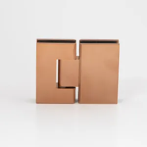 Boston Glass to Glass 180 Degree Hinge Brushed Rose Gold by Estelle, a Bathroom Fixtures for sale on Style Sourcebook