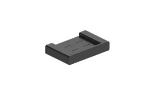 Boston Soap Holder Matte Black by null, a Soap Dishes & Dispensers for sale on Style Sourcebook