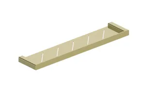 Boston Shower Shelf 600mm Brushed Brass by null, a Shelves & Hooks for sale on Style Sourcebook