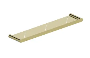 Statesman Shower Shelf  600mm Brushed Brass by null, a Shelves & Hooks for sale on Style Sourcebook
