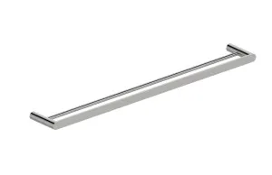 Statesman Towel Rail Double 800mm Satin Nickel by null, a Towel Rails for sale on Style Sourcebook