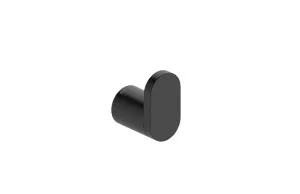 Statesman Bathroom Robe Hook Matte Black by null, a Shelves & Hooks for sale on Style Sourcebook