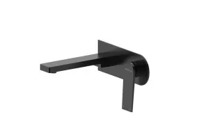 Statesman Bath Spout with Mixer Matte Black by null, a Bathroom Taps & Mixers for sale on Style Sourcebook