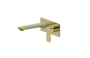 Boston Bath Spout with Mixer Brushed Brass by null, a Bathroom Taps & Mixers for sale on Style Sourcebook