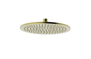 Round Shower Head Brushed Brass by null, a Shower Heads & Mixers for sale on Style Sourcebook