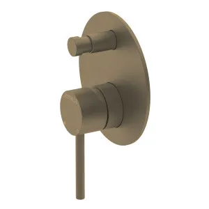 Pinnacles Shower Mixer with Diverter Antique Brass by null, a Shower Heads & Mixers for sale on Style Sourcebook